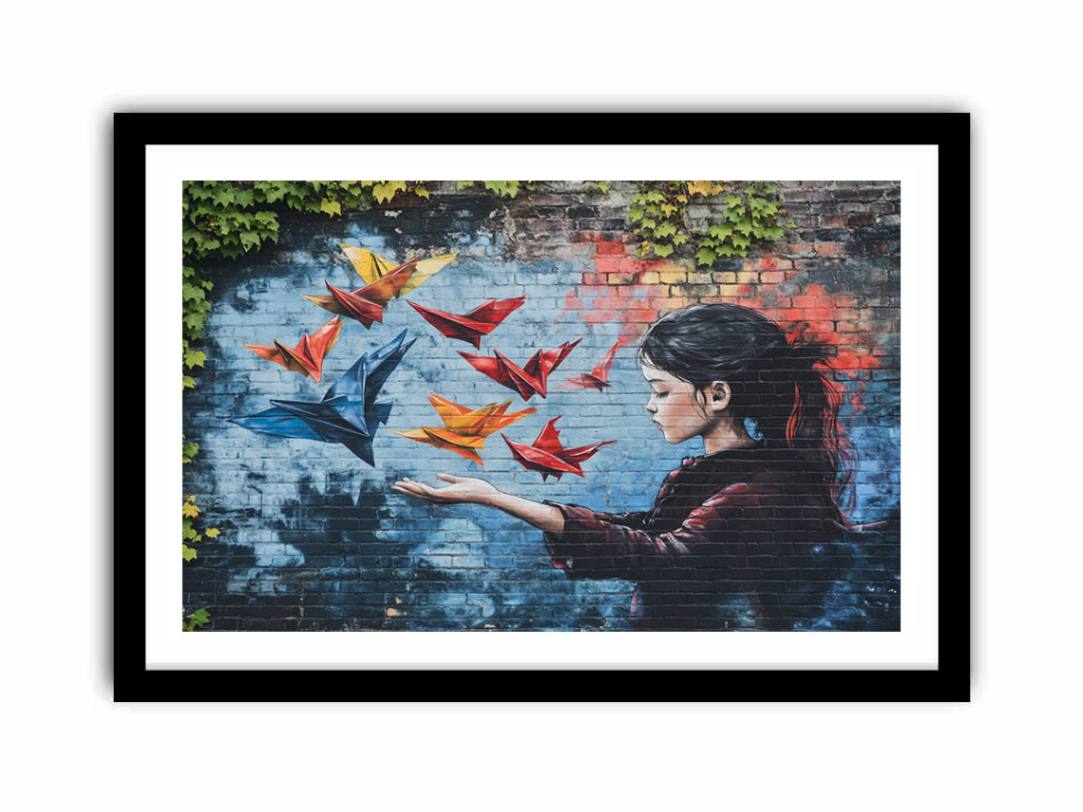 Walls That Speak  Art Print