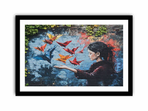 Walls That Speak  Art Print