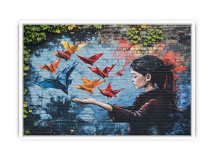 Walls That Speak Framed Print
