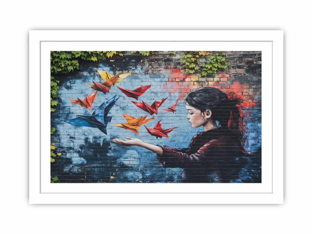 Walls That Speak Streched canvas