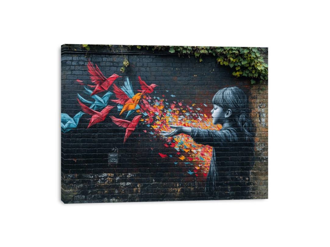 Shadows In Spray Canvas Print