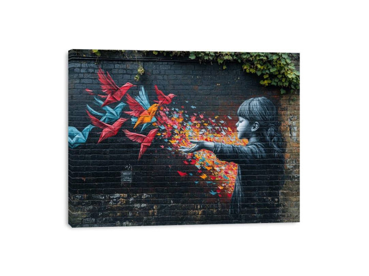 Shadows In Spray Canvas Print