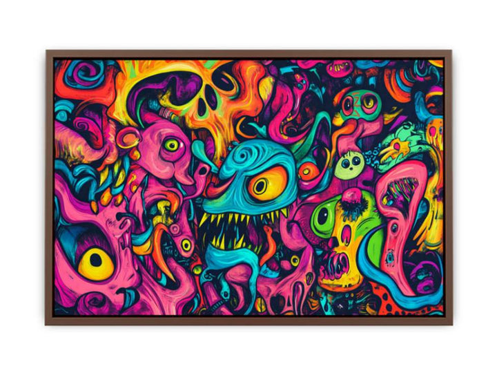 Silent Screams In Neon  Poster