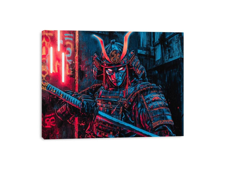 Cyberpunk  Samurai Canvas Print