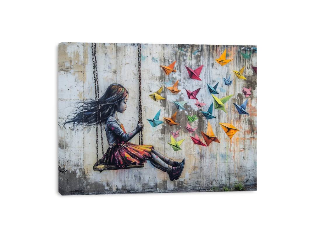 Street Swing Canvas Print