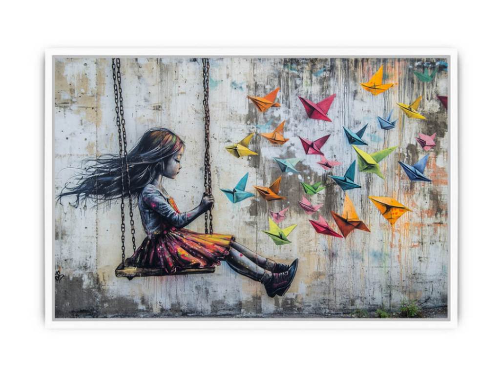 Street Swing Framed Print