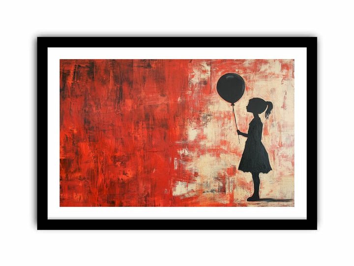 Baloon Girl  Art Print