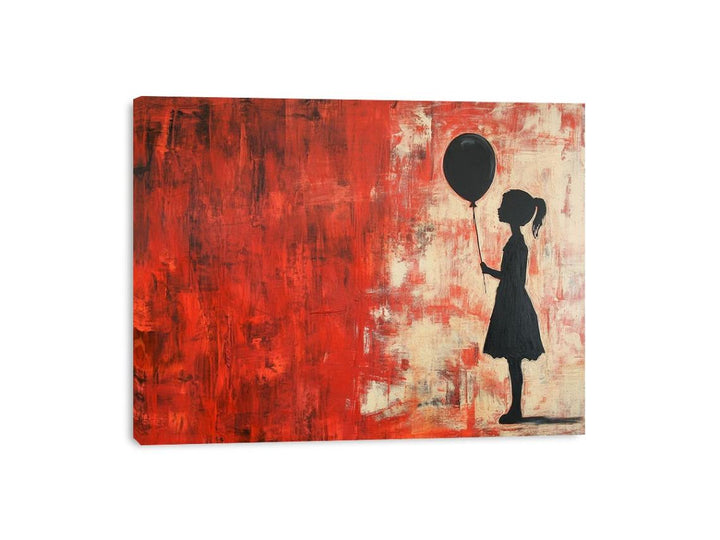 Baloon Girl Canvas Print