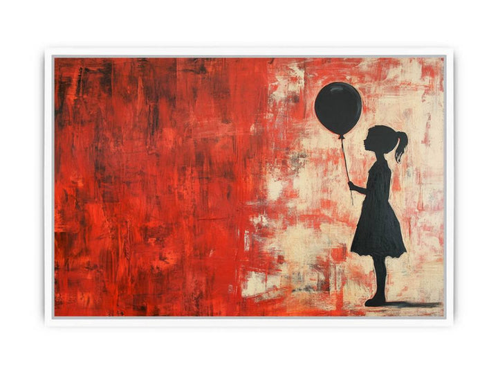 Baloon Girl Framed Print