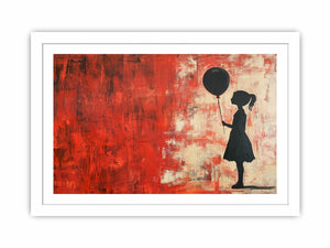 Baloon Girl Streched canvas