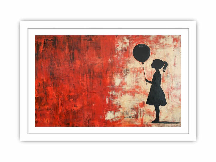 Baloon Girl Streched canvas