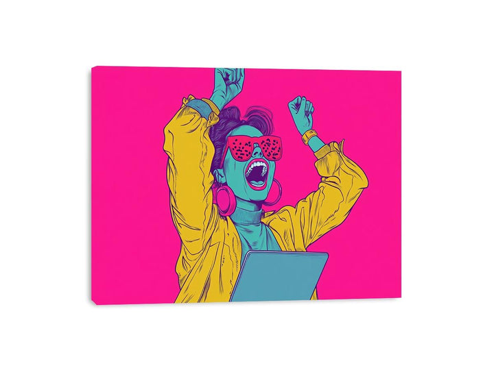 Vivid Vixens Canvas Print