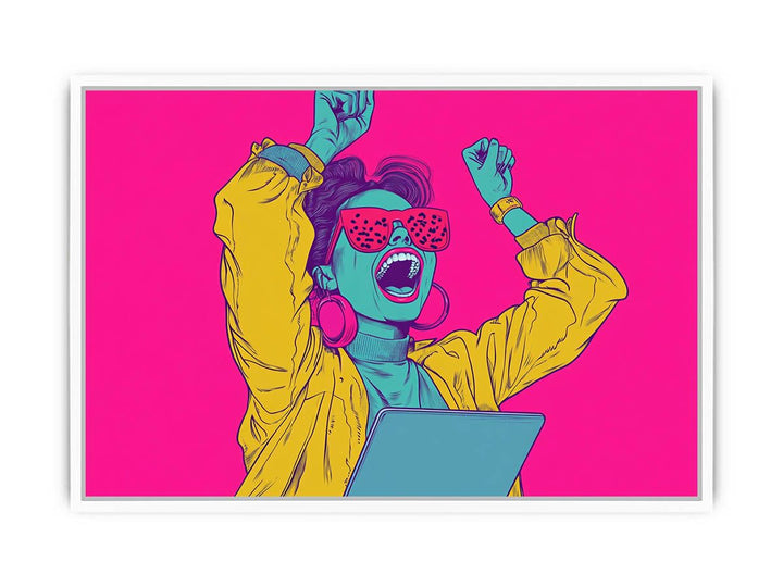 Vivid Vixens Framed Print