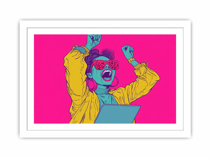 Vivid Vixens Streched canvas