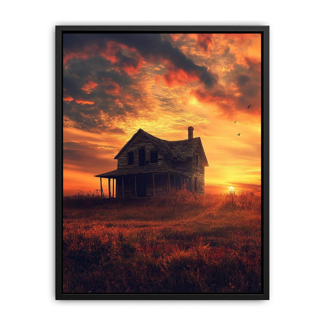 Twilight Homestead  Painting