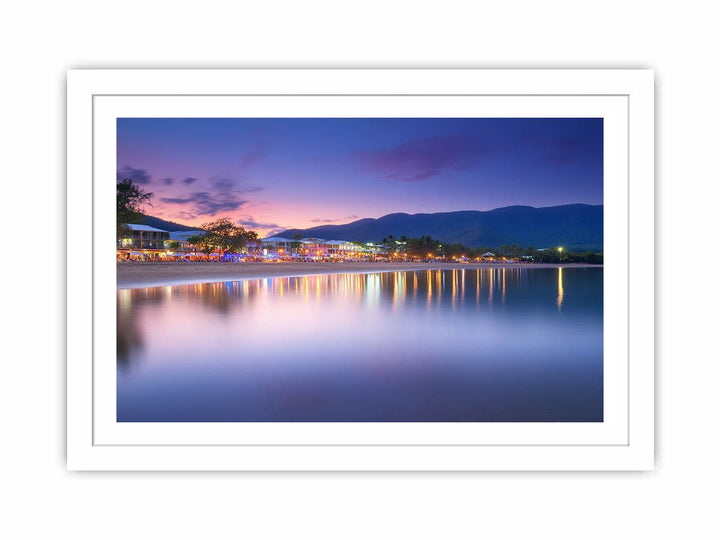 Coastal Town Streched canvas