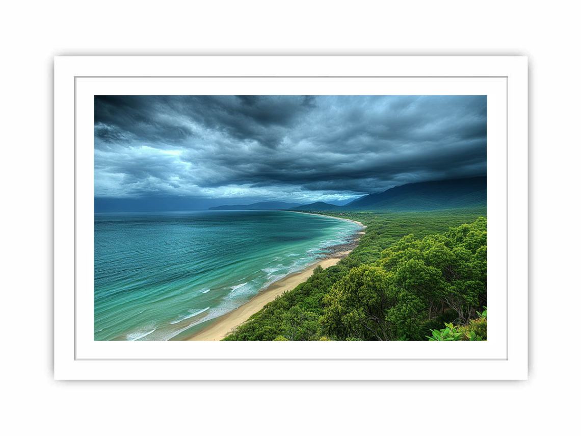 Australian Coast Streched canvas