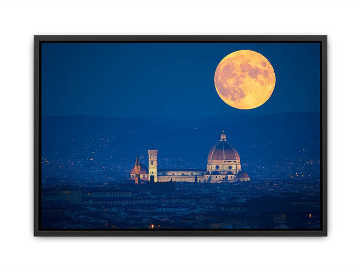 Moon Over Florance   Painting