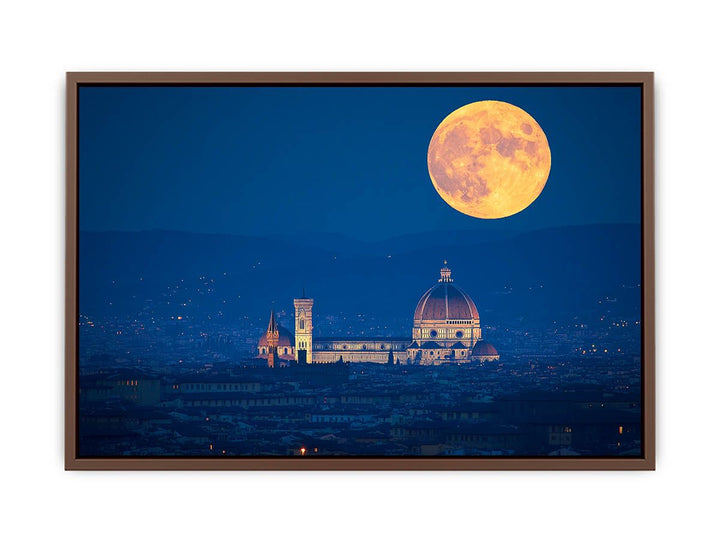 Moon Over Florance   Poster