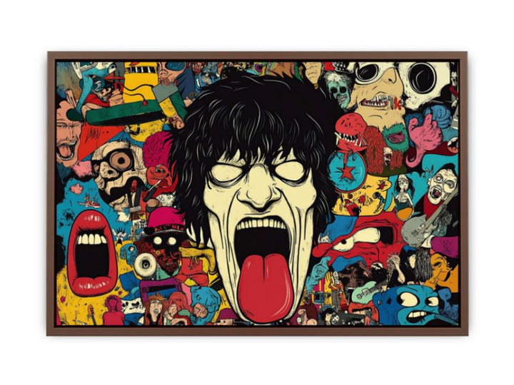 Bass & Brushstrokes  Poster