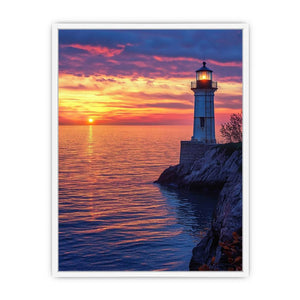 Twilight Beacon Framed Print