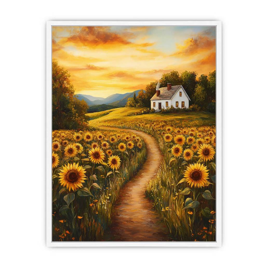 Sunlit Serenade Framed Print