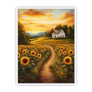 Sunlit Serenade Framed Print