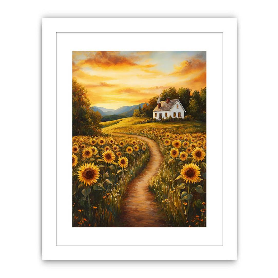 Sunlit Serenade Streched canvas