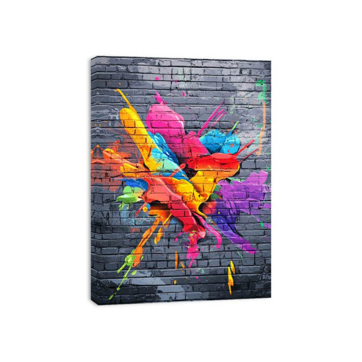 Graffiti Splash Canvas Print