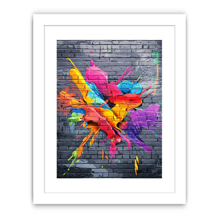 Graffiti Splash Streched canvas