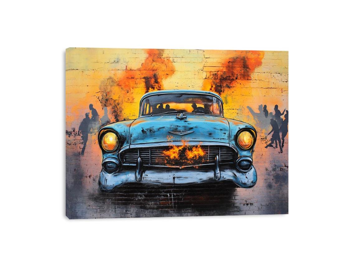 Urban Velocity Canvas Print