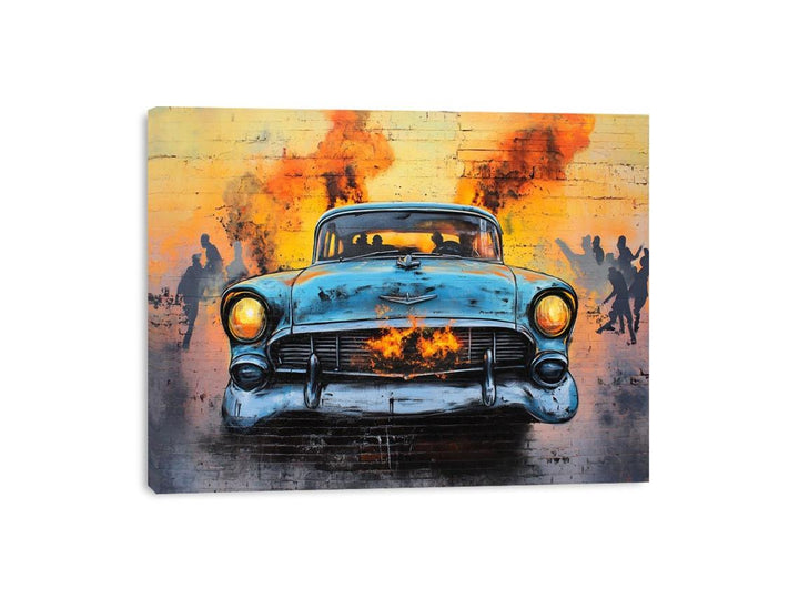 Urban Velocity Canvas Print
