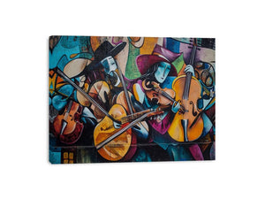 Graffiti Symphony Canvas Print