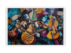 Graffiti Symphony Framed Print