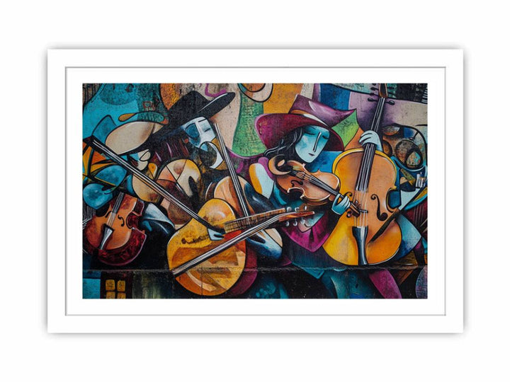 Graffiti Symphony Streched canvas