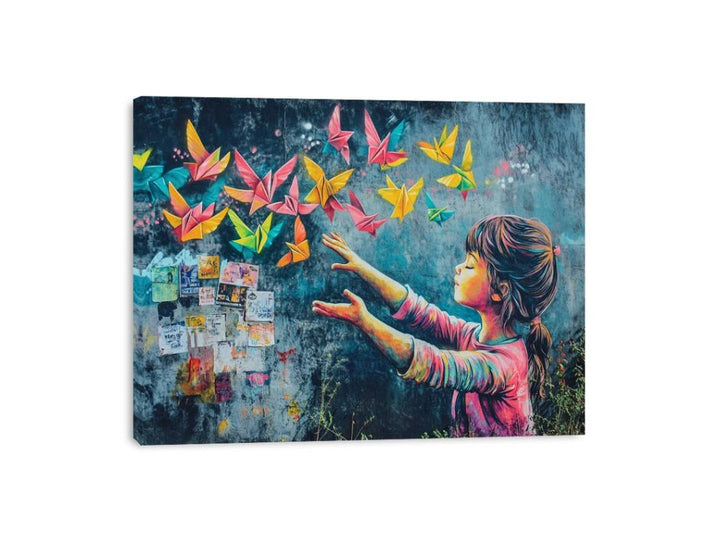 Urban Angel Canvas Print