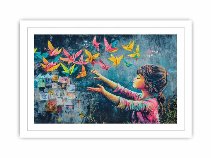 Urban Angel Streched canvas