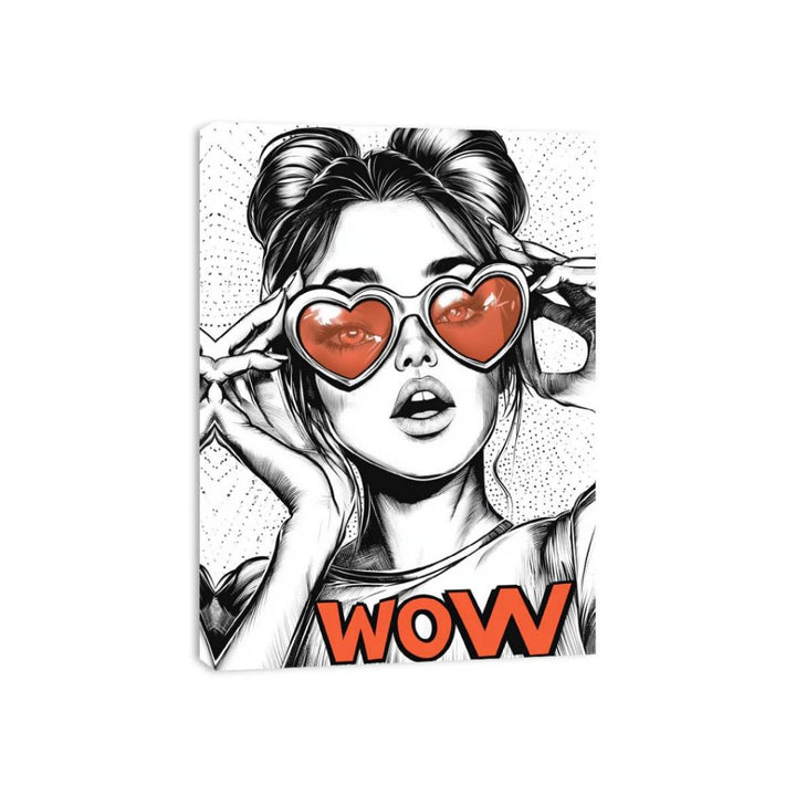 WOW  Canvas Print