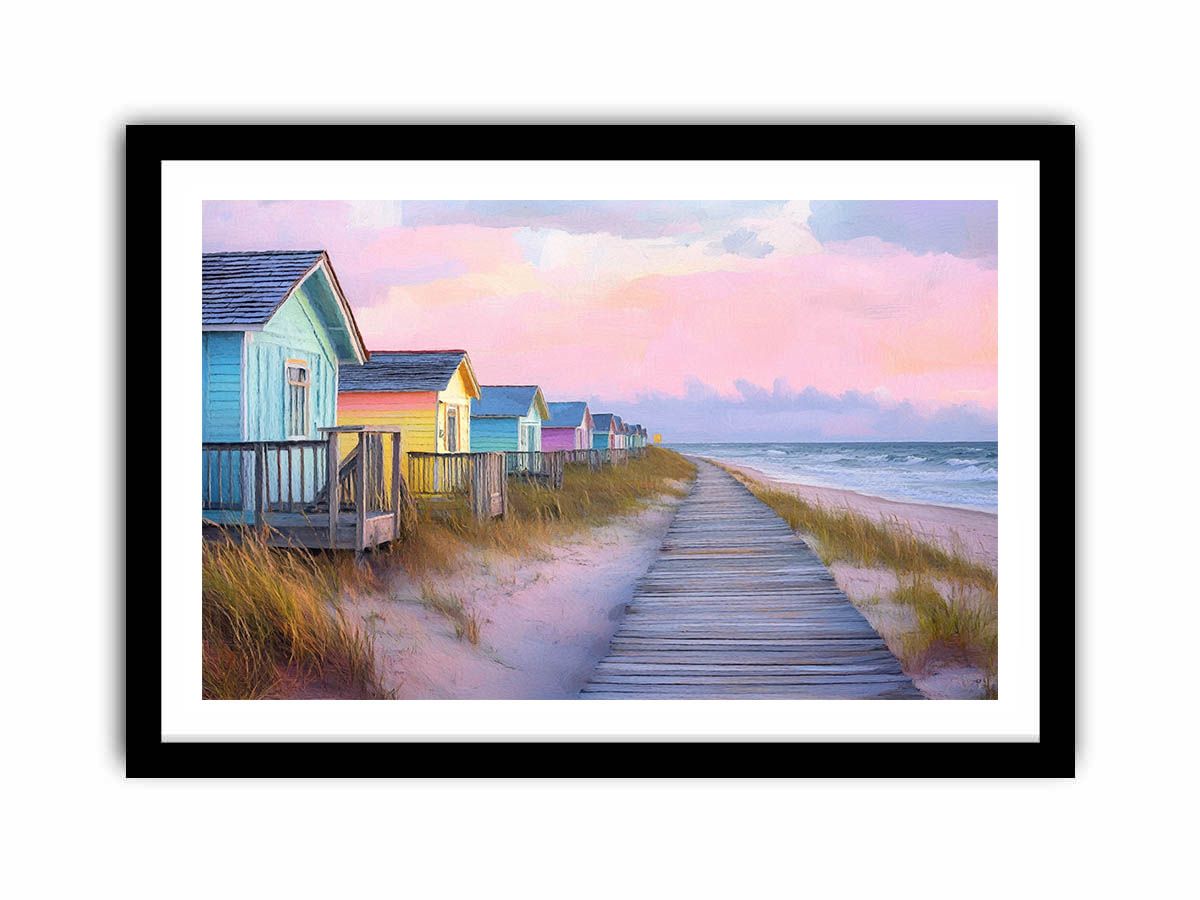 Beach Walk  Art Print