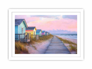Beach Walk Streched canvas
