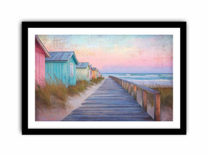 Beach Walk  Art Print