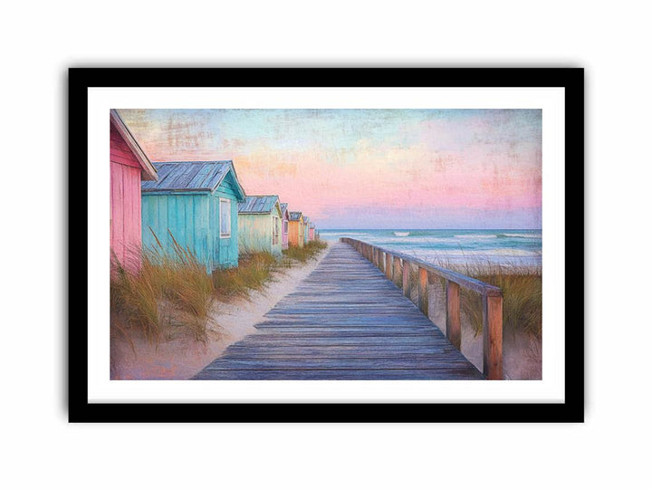 Beach Walk  Art Print