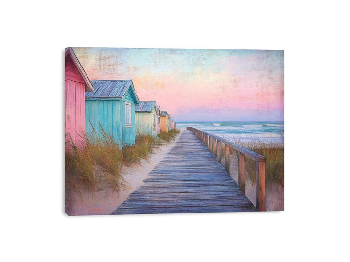 Beach Walk Canvas Print
