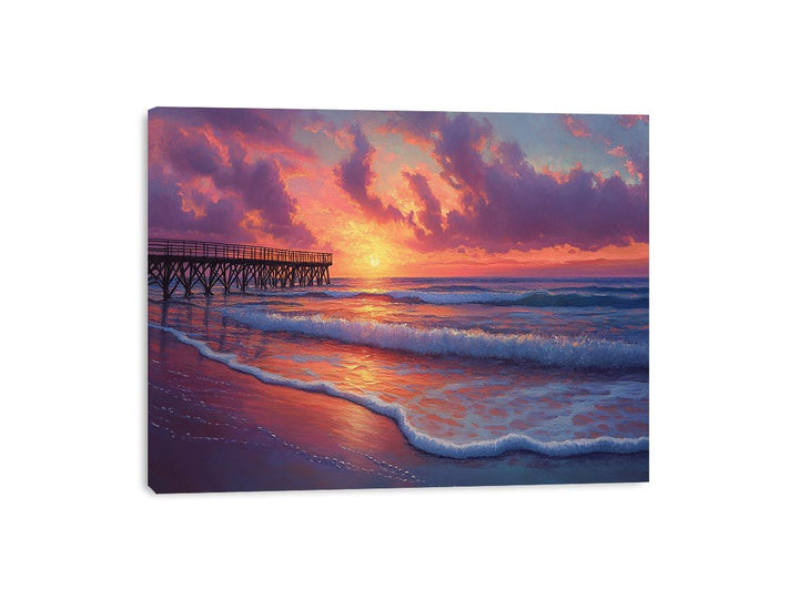 Peaceful  Sunset Canvas Print