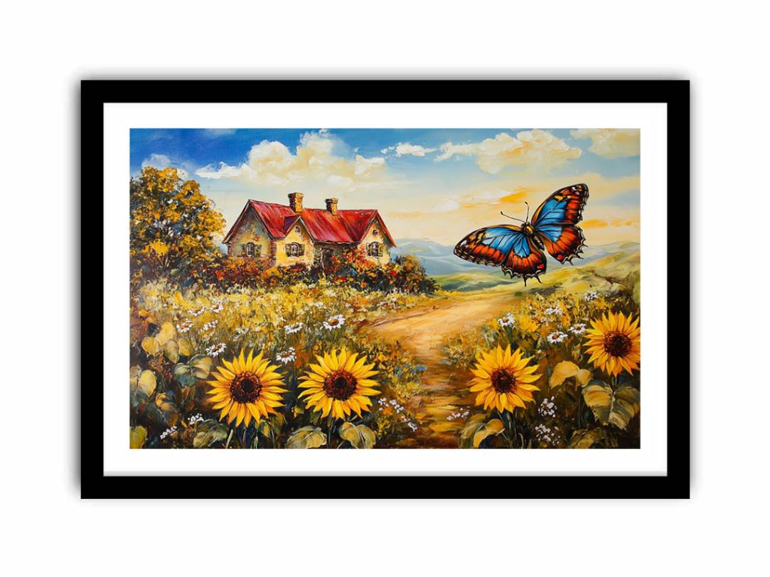 Ethereal Garden Fligh  Art Print