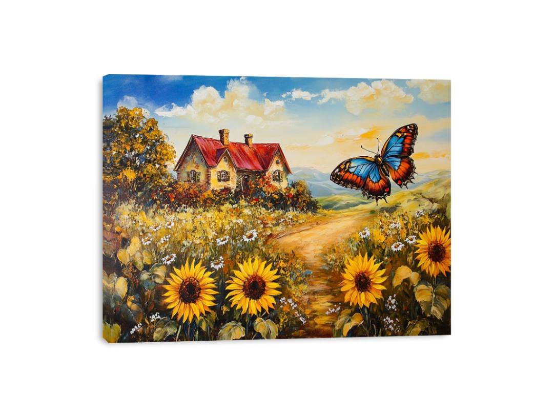 Ethereal Garden Fligh Canvas Print