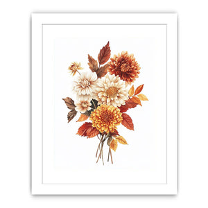 Aquarelle Blossoms Streched canvas