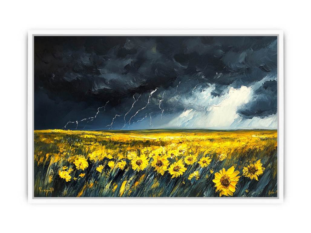 Fields Of Radiance Framed Print