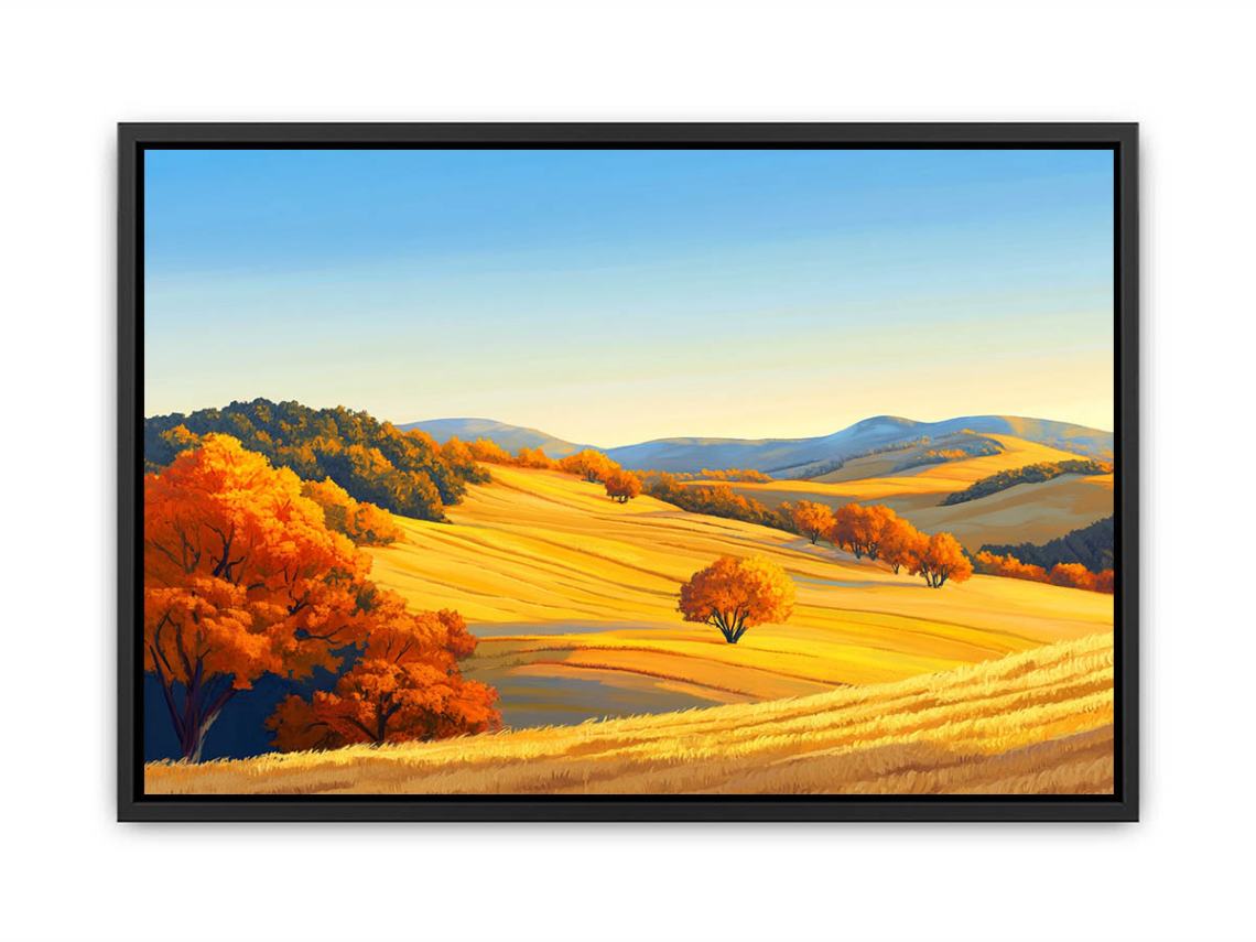 Golden Ember Woods  Painting
