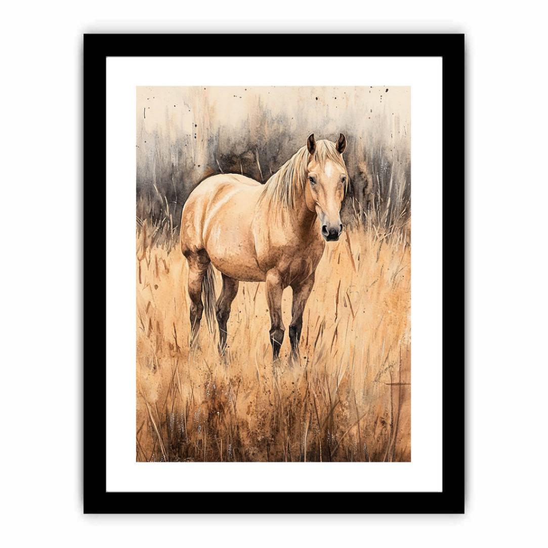 Moonlit Gallop  Art Print